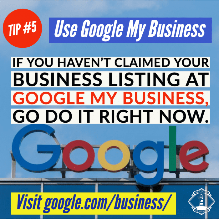 Set up your Google My Business listing