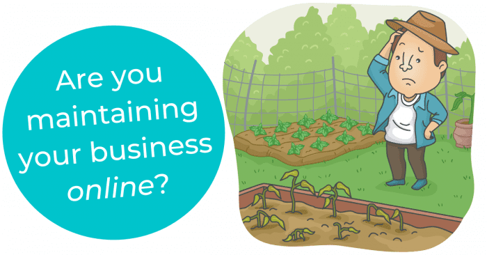 Maintaining your business presence online